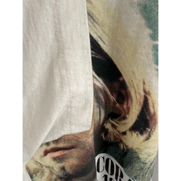 Kurt Cobain (1967-1994) Memorial Vintage Tshirt Reprint Giant Tag - Picture 6 of 7